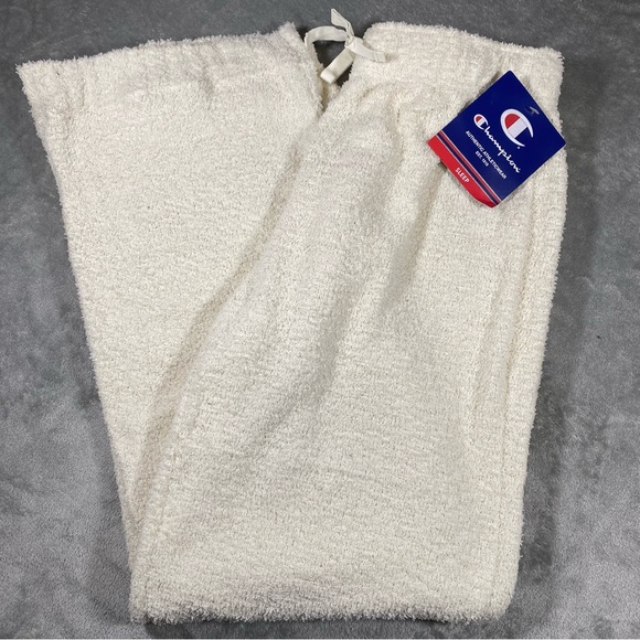 Champion Pants Women's Large Sleepwear Lounge Sherpa Textured Fleece Soft Cozy - Picture 2 of 11